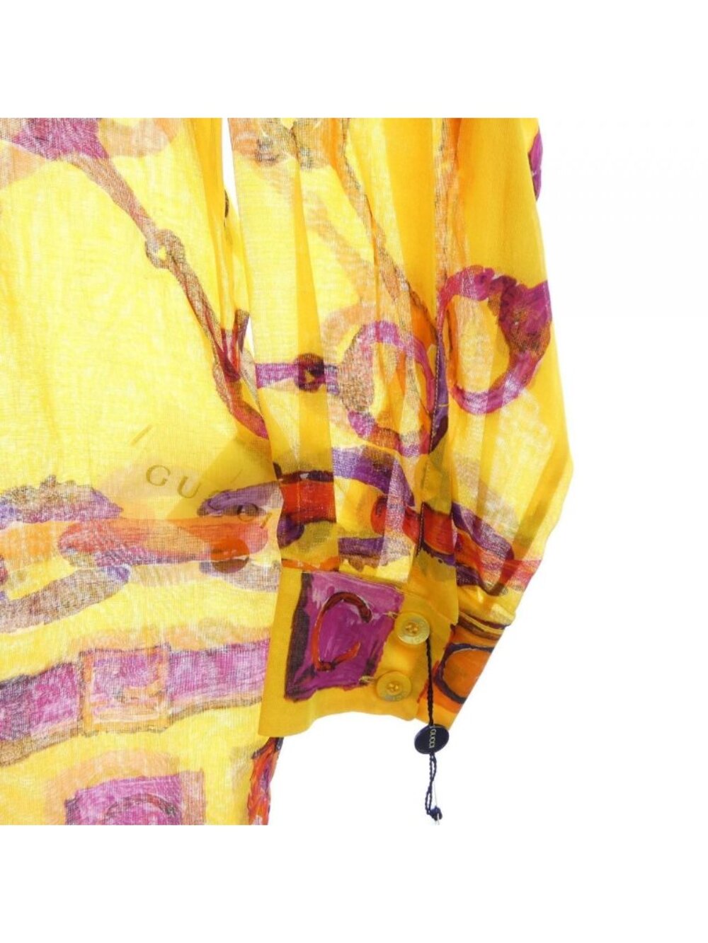 Gucci Vintage Shirt Yellow - Picture 6 of 6